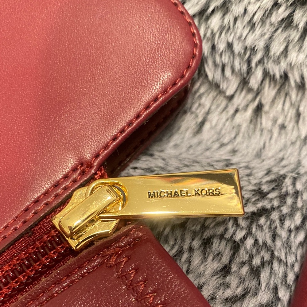 Michael Kors Burgundy Over the Knee Boots - Picture 4 of 6